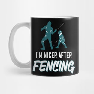 Fencing Saying Fencer Epee Gift Mug